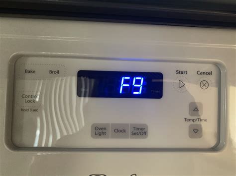 The four digit code on the display of your Whirlpool appliance is pretty easy to Read more. . Whirlpool stove error codes f9